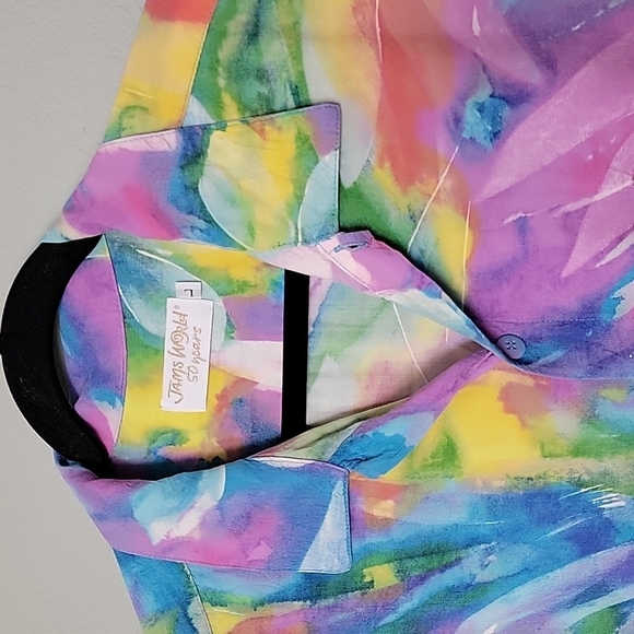 Jams World 50 years edition floral button down colorful shirt Large - Picture 2 of 9